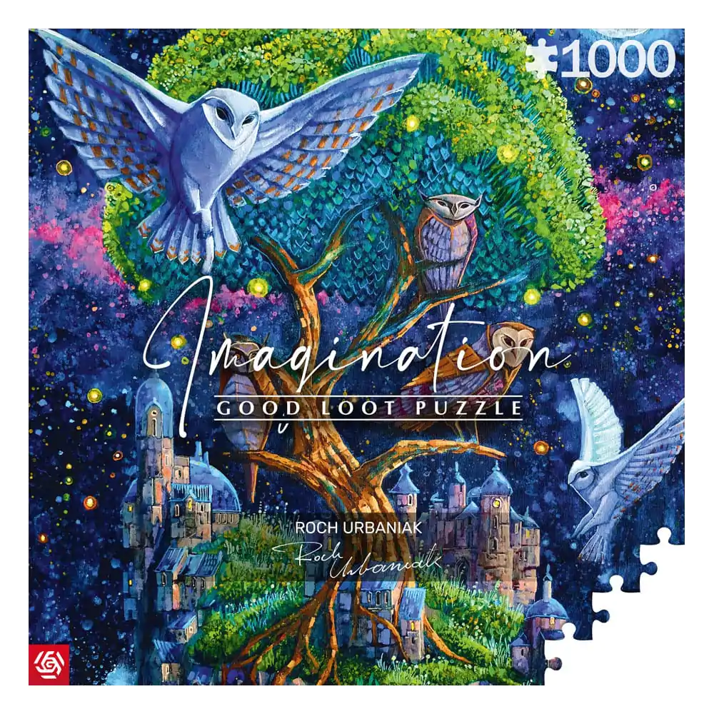 Roch Urbaniak Imagination Puzzle Owl Island / Wyspa Sów (1000 pieces) termékfotó