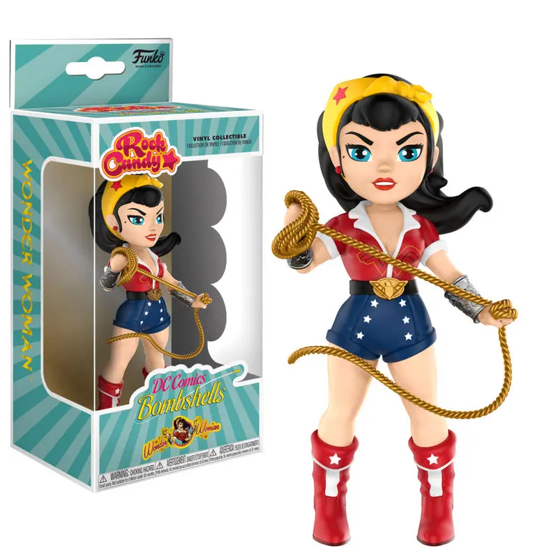 Rock Candy figure DC Bombshells Wonder Woman product photo