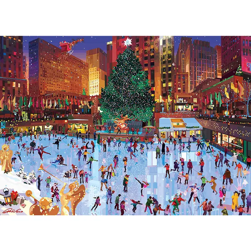Rockefeller Center puzzle 1000pcs product photo