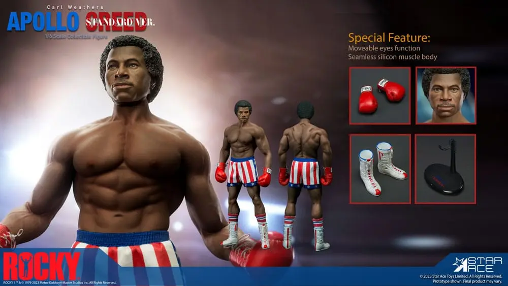 Rocky Statue 1/6 Apollo Creed Standard Version 36 cm product photo