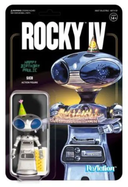 Rocky 4 ReAction Action Figure Sico Paulie's Robot 10 cm product photo