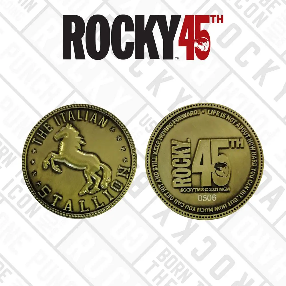 Rocky Collectable Coin 45th Anniversary The Italian Stallion Limited Edition product photo