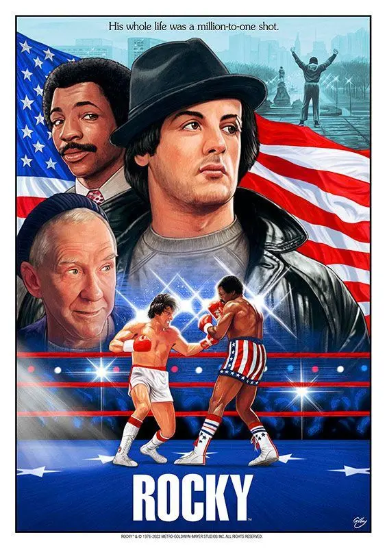 Rocky Art Print Limited Edition 42 x 30 cm product photo