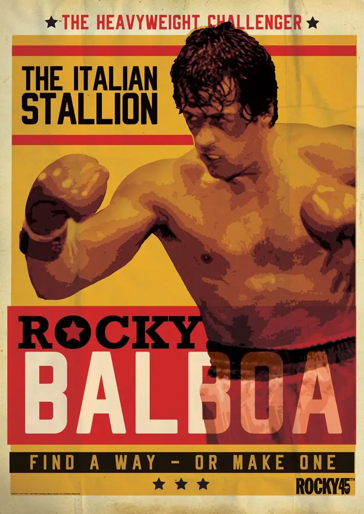 Rocky Art Print Rocky 45th Anniversary 42 x 30 cm product photo
