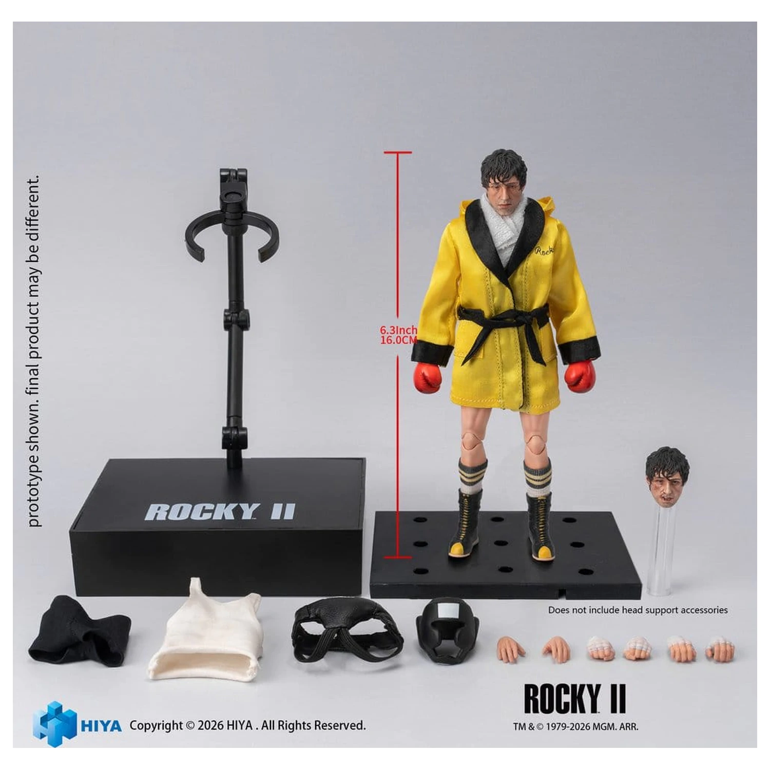Rocky II Exquisite Super Action Figure 1/12 Rocky Boxer Version 16 cm product photo