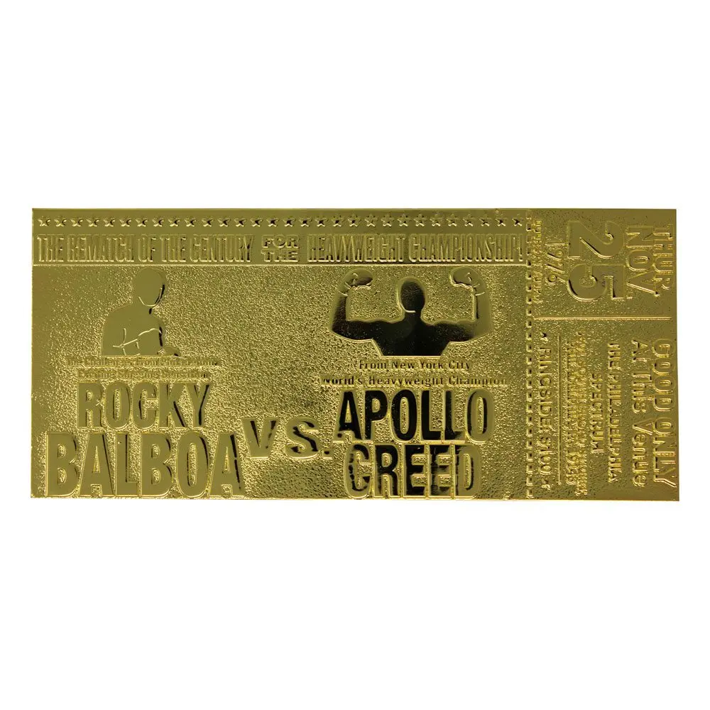 Rocky II Replica Superfight II Ticket (gold plated) product photo