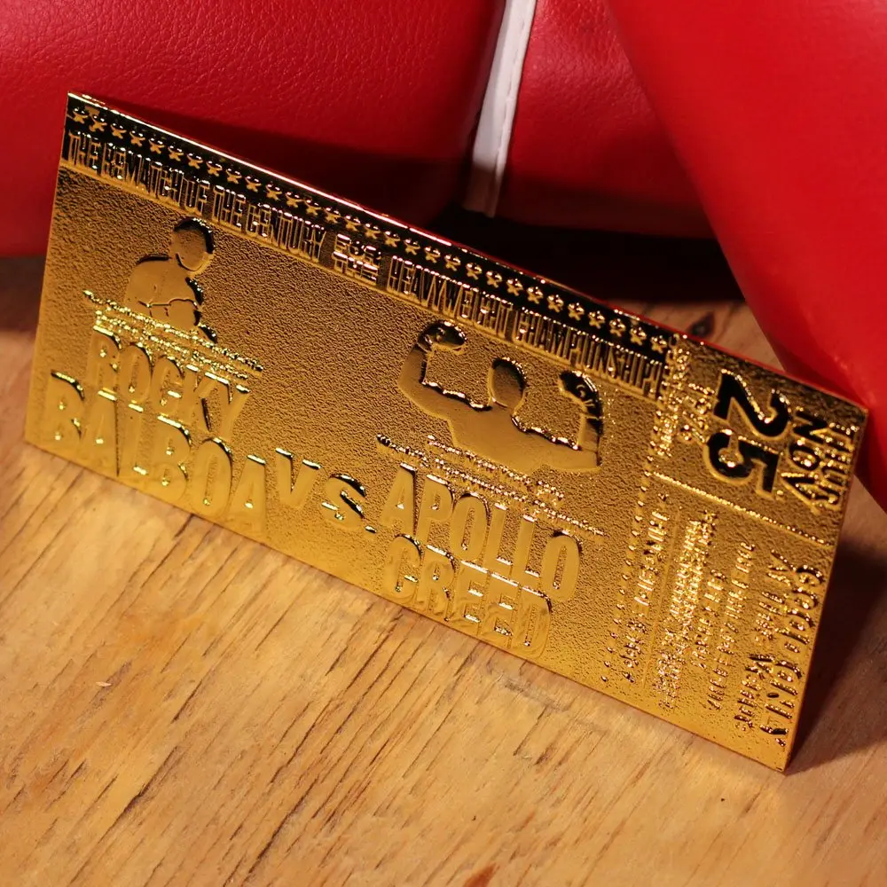 Rocky II Replica Superfight II Ticket (gold plated) product photo