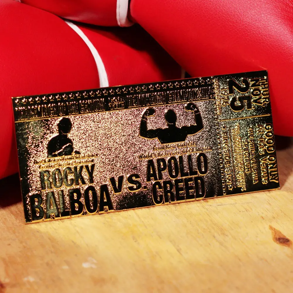 Rocky II Replica Superfight II Ticket (gold plated) product photo