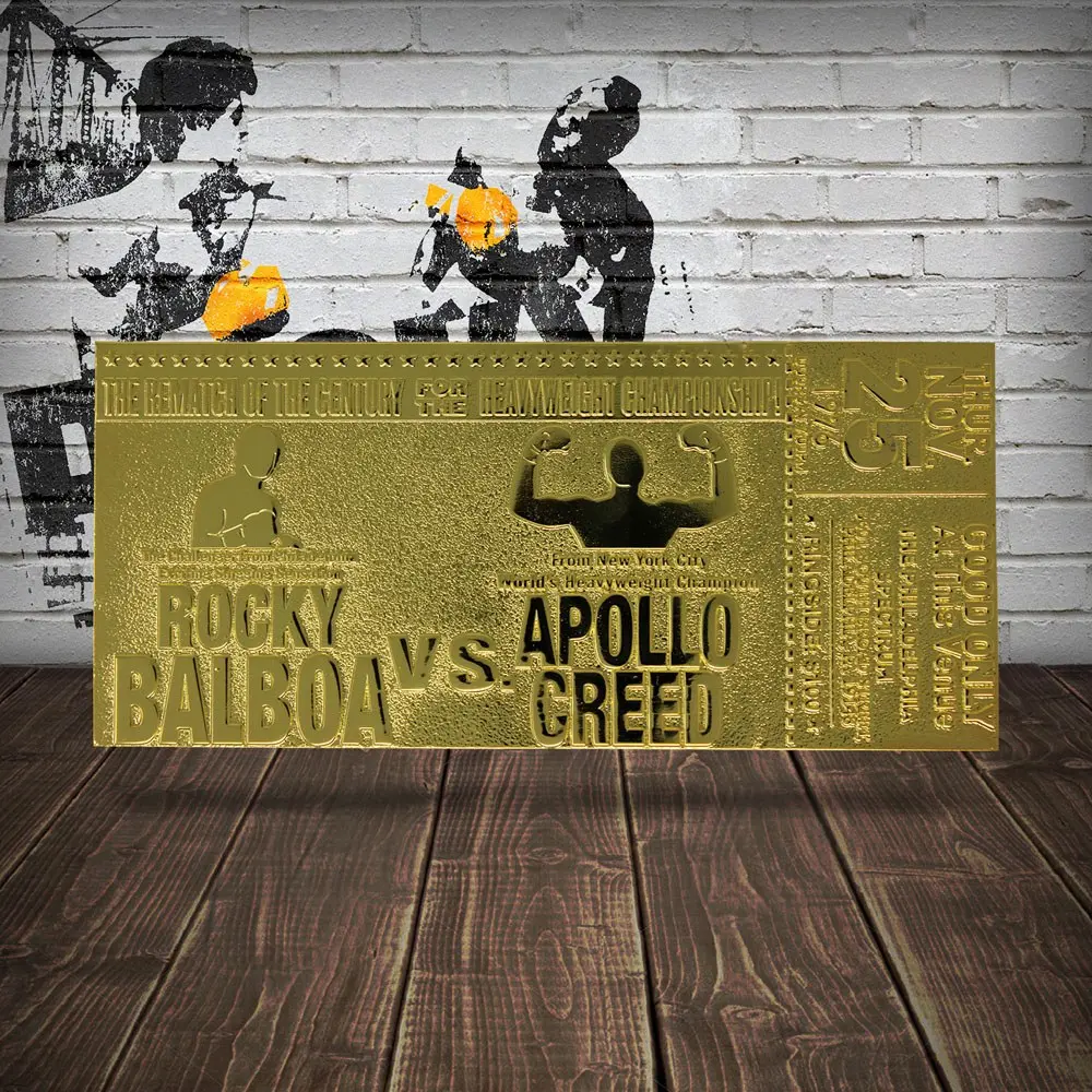 Rocky II Replica Superfight II Ticket (gold plated) product photo