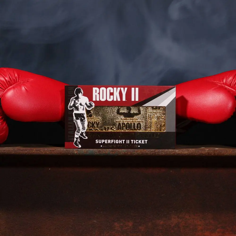 Rocky II Replica Superfight II Ticket (gold plated) product photo