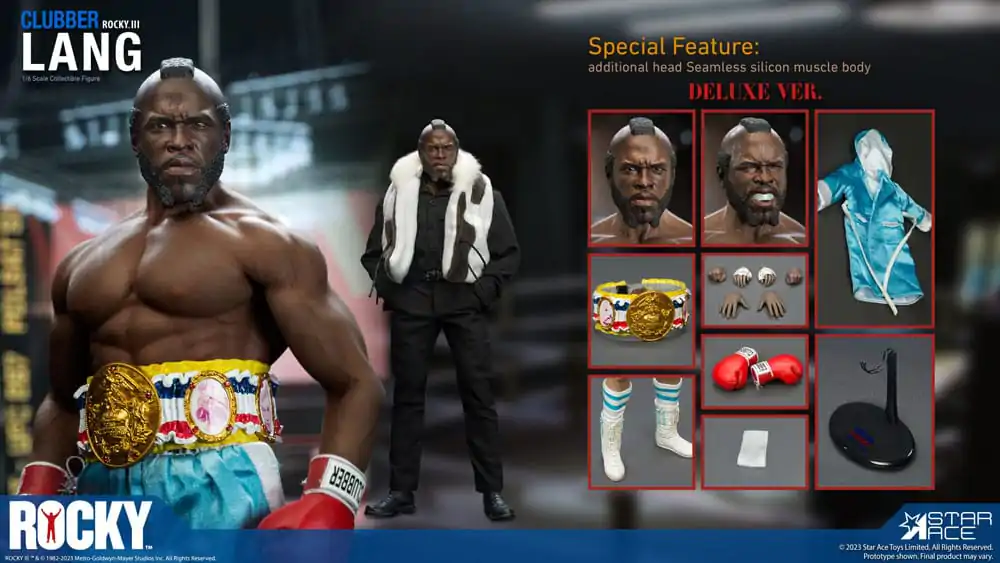 Rocky III Statue 1/6 Clubber Lang Deluxe Version 30 cm product photo