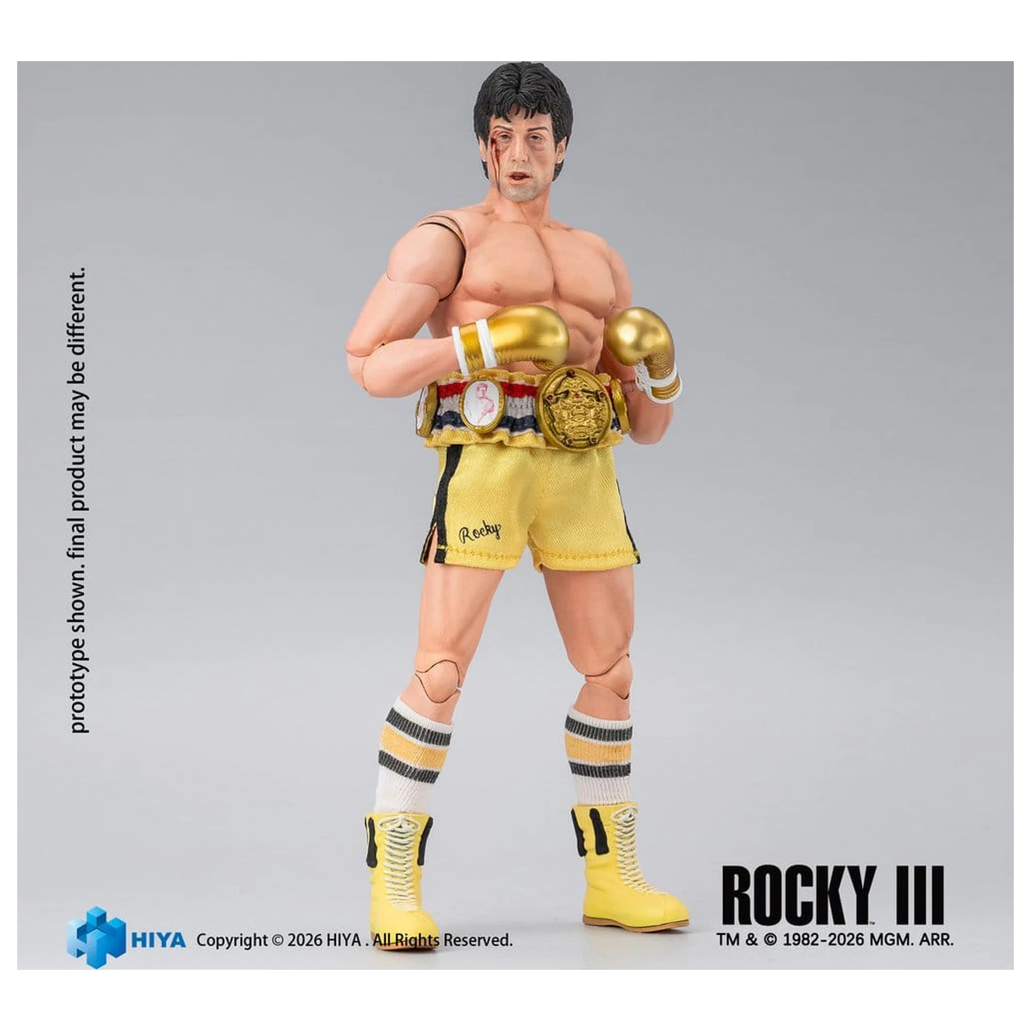 Rocky III Exquisite Super Action Figure 1/12 Rocky Boxer Version 16 cm product photo