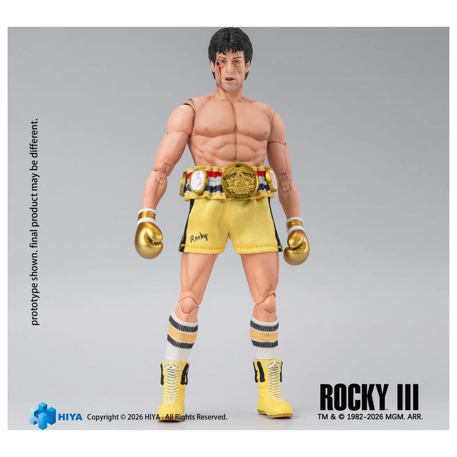 Rocky III Exquisite Super Action Figure 1/12 Rocky Boxer Version 16 cm product photo