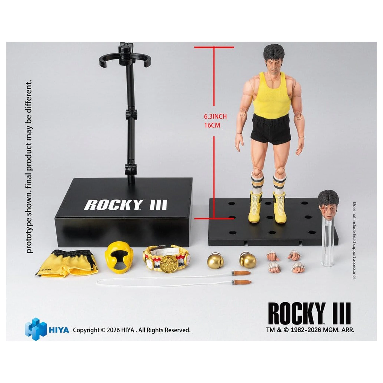 Rocky III Exquisite Super Action Figure 1/12 Rocky Boxer Version 16 cm product photo