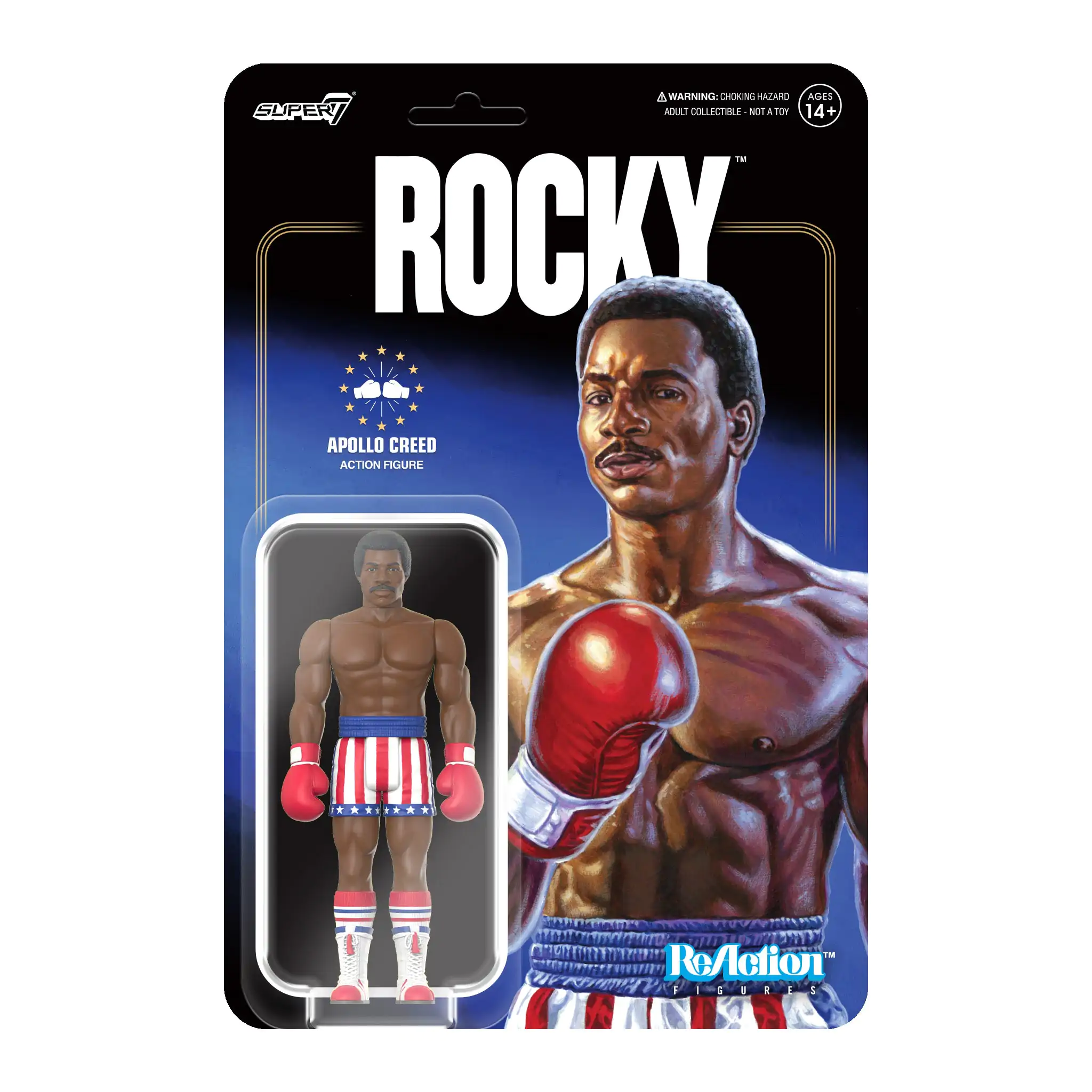 Rocky  ReAction Action Figure Apollo Creed 10 cm termékfotó