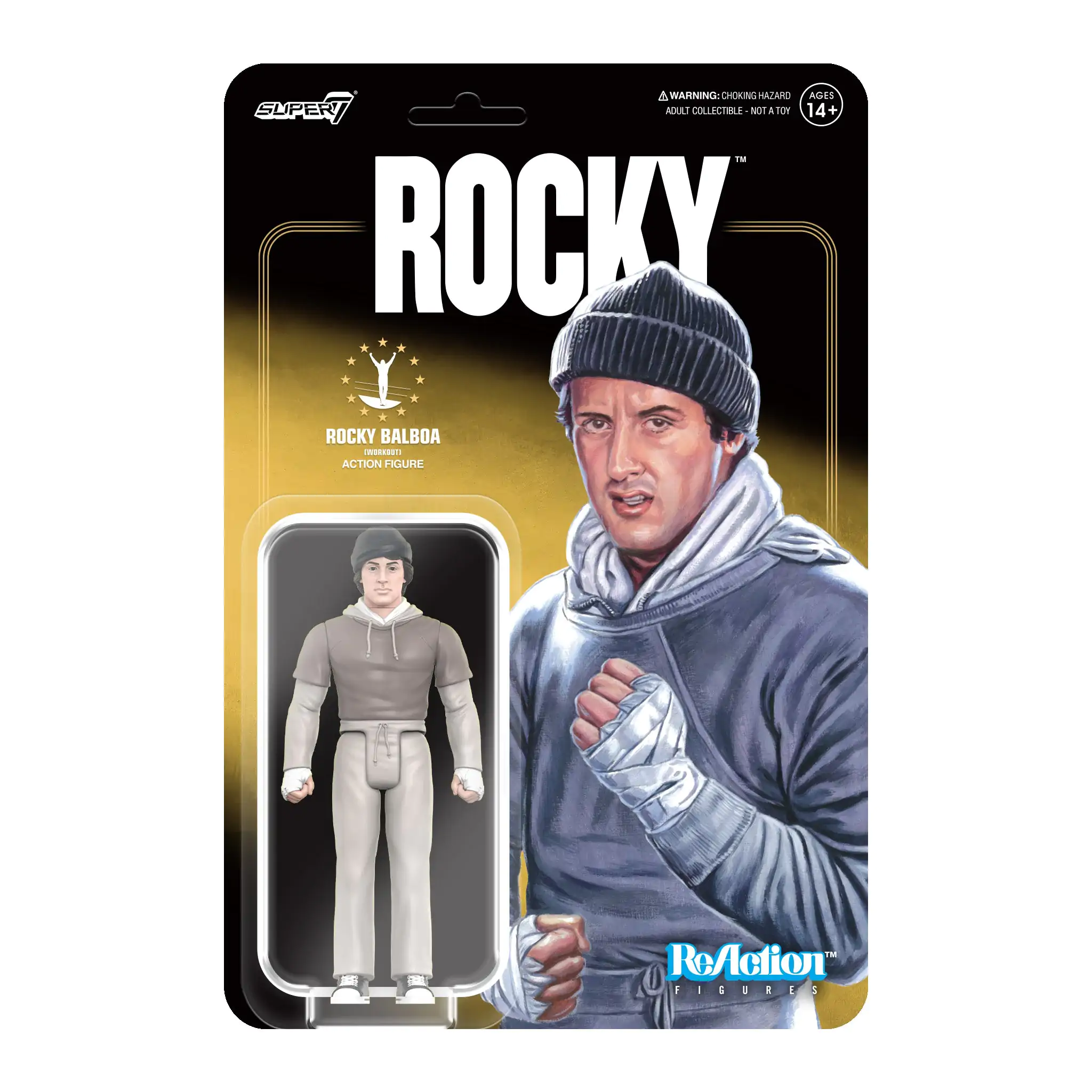 Rocky  ReAction Action Figure Rocky Balbloa Workout 10 cm termékfotó