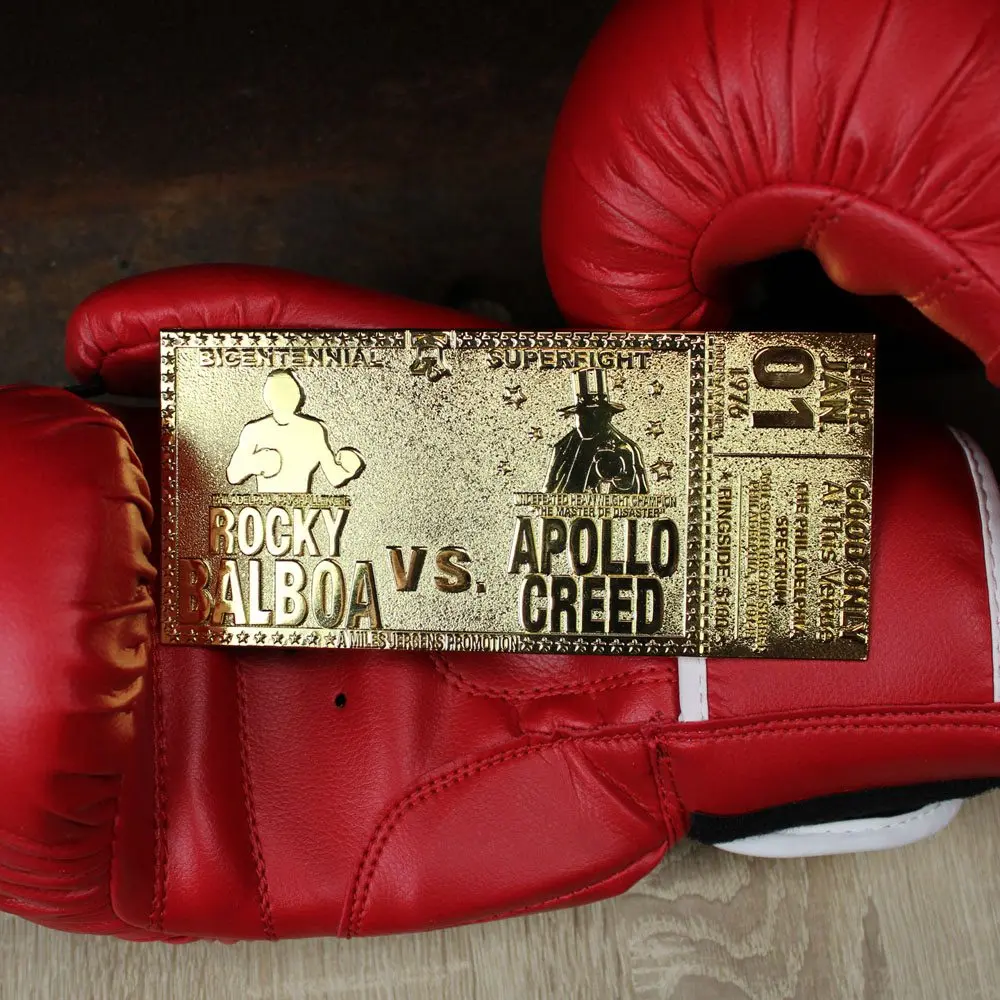 Rocky Replica 45th Anniversary Bicentennial Superfight Ticket (gold plated) product photo