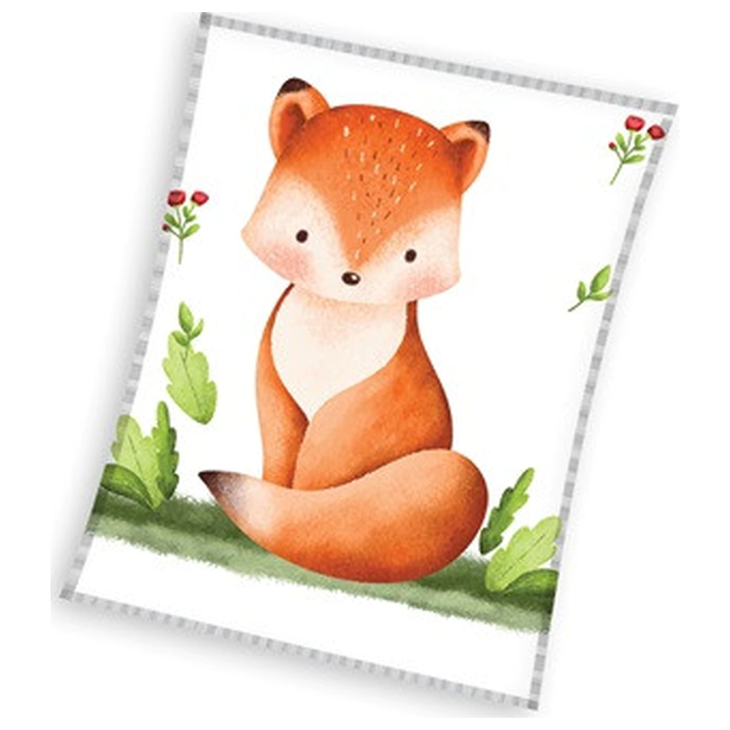 Rusty the Fox Fleece Blanket product photo