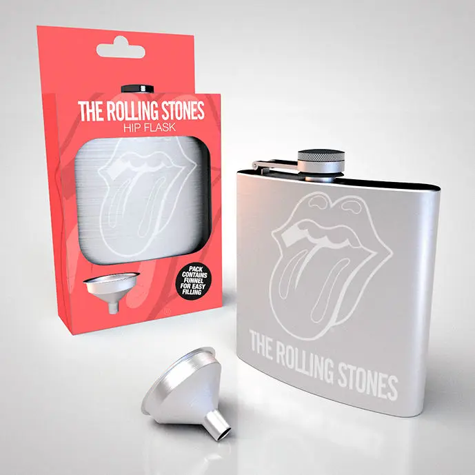 Rolling Stones Logo hip flask product photo