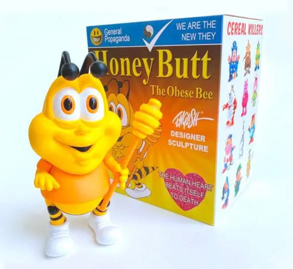 Ron English's Cereal Killers Vinyl Statue Honey Butt the Obese Bee 20 cm product photo