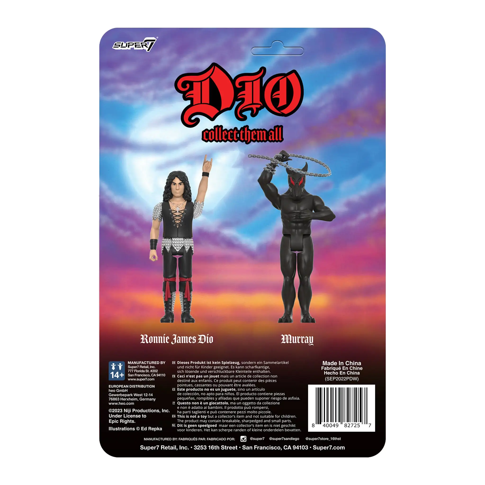 Ronnie James Dio  ReAction Action Figure Murray 10 cm product photo