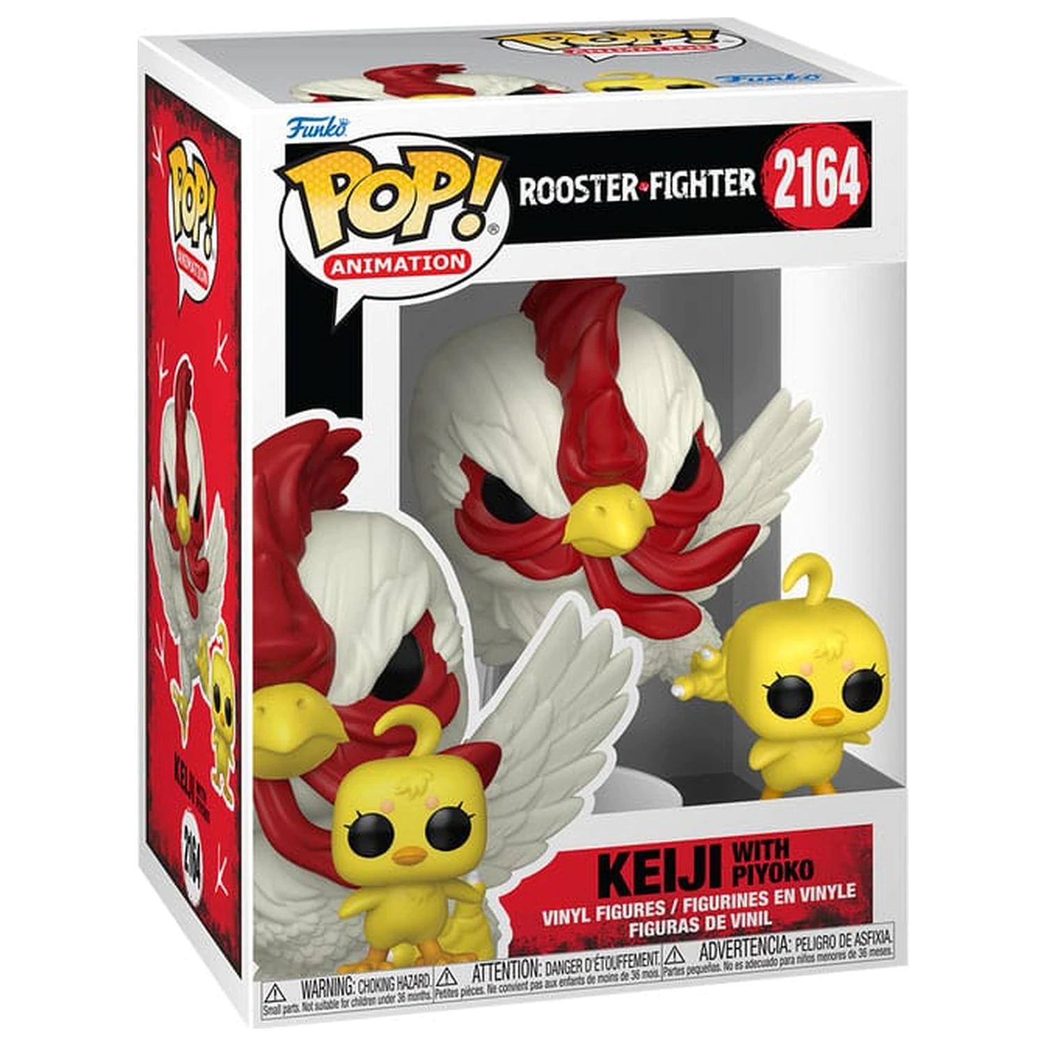 Rooster Fighter Funko POP!&Buddy Vinyl Figure Keiji & Piyoko 9 cm product photo
