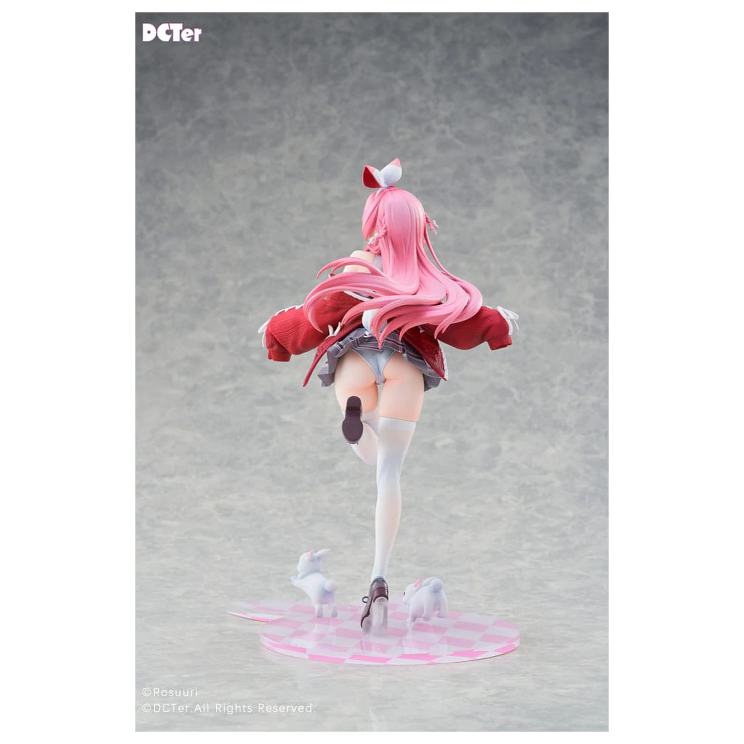 Rosuuri Original Character PVC Statue 1/7 White Rabbit Rosu Casual Clothes Ver. 25 cm product photo