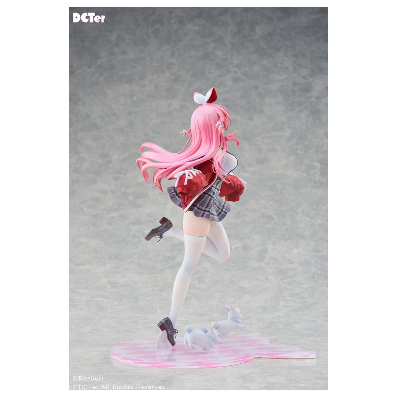 Rosuuri Original Character PVC Statue 1/7 White Rabbit Rosu Casual Clothes Ver. 25 cm product photo