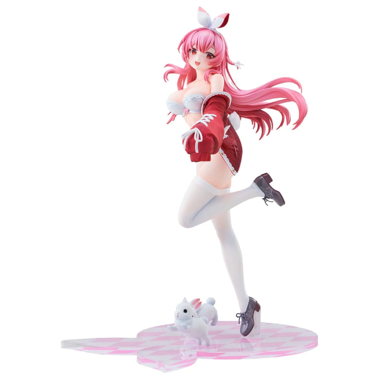 Rosuuri Original Character PVC Statue 1/7 White Rabbit Rosu Swimsuit Ver. 25 cm product photo