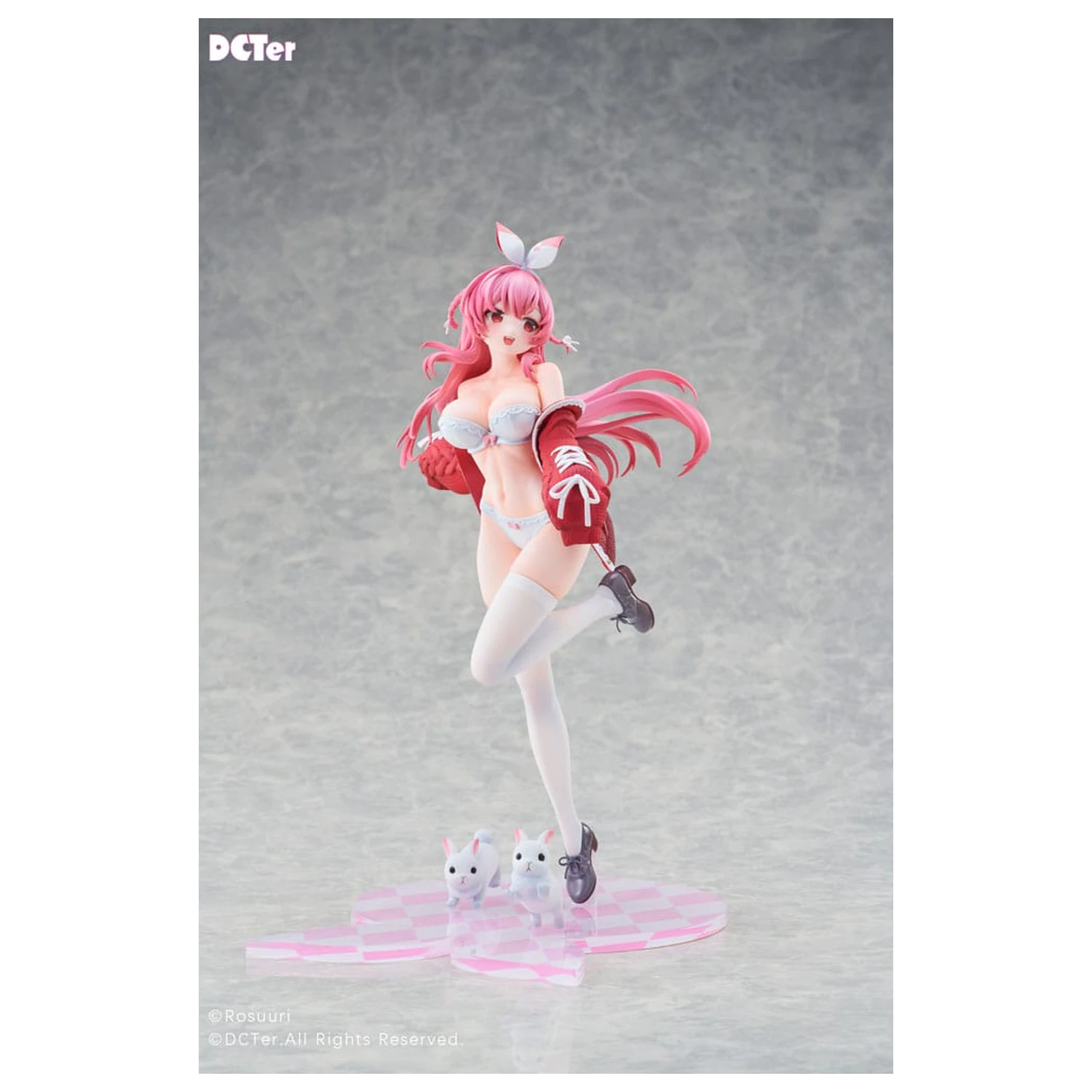 Rosuuri Original Character PVC Statue 1/7 White Rabbit Rosu Swimsuit Ver. 25 cm product photo