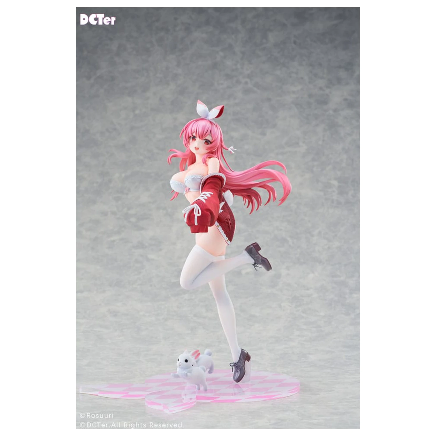 Rosuuri Original Character PVC Statue 1/7 White Rabbit Rosu Swimsuit Ver. 25 cm product photo
