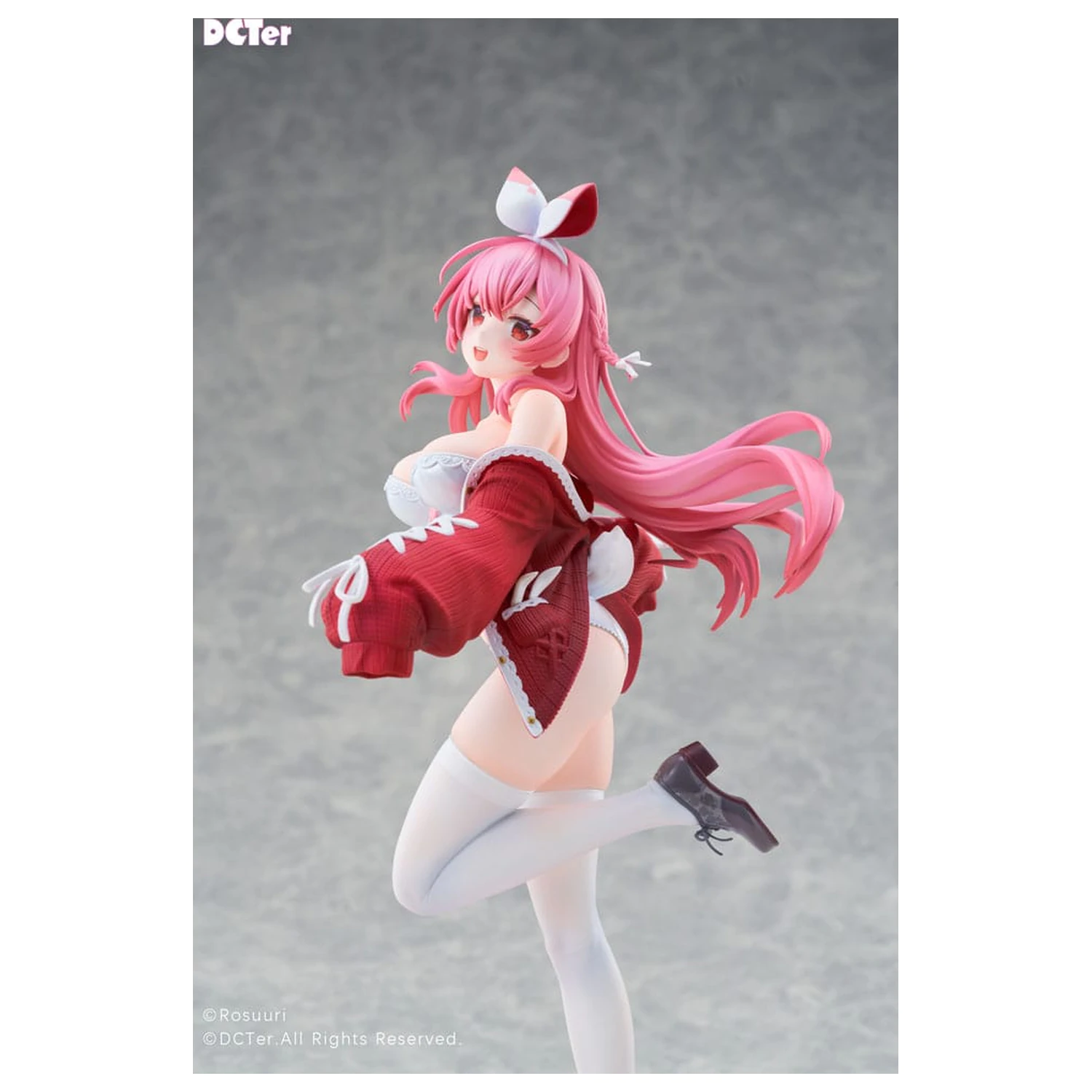 Rosuuri Original Character PVC Statue 1/7 White Rabbit Rosu Swimsuit Ver. 25 cm product photo