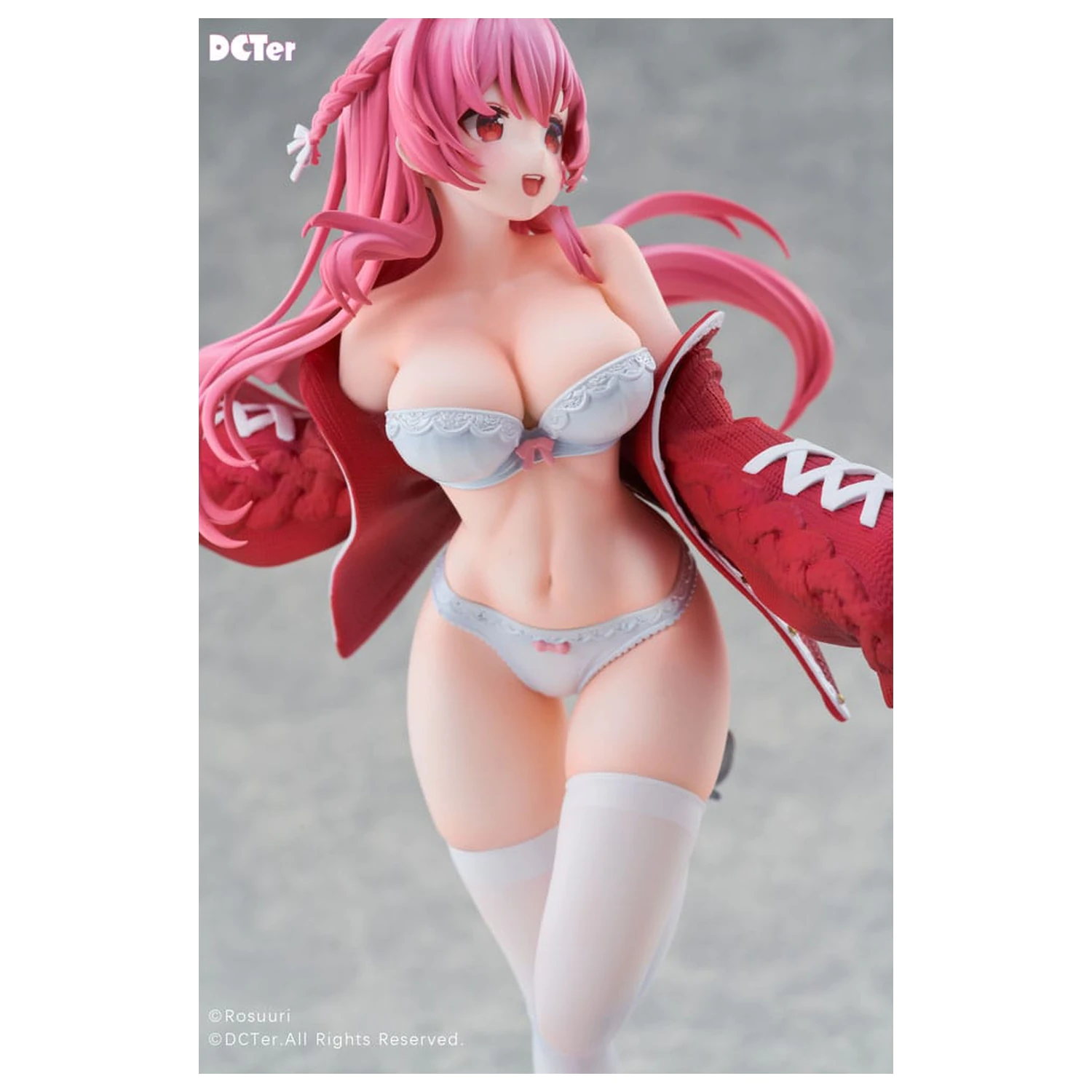 Rosuuri Original Character PVC Statue 1/7 White Rabbit Rosu Swimsuit Ver. 25 cm product photo