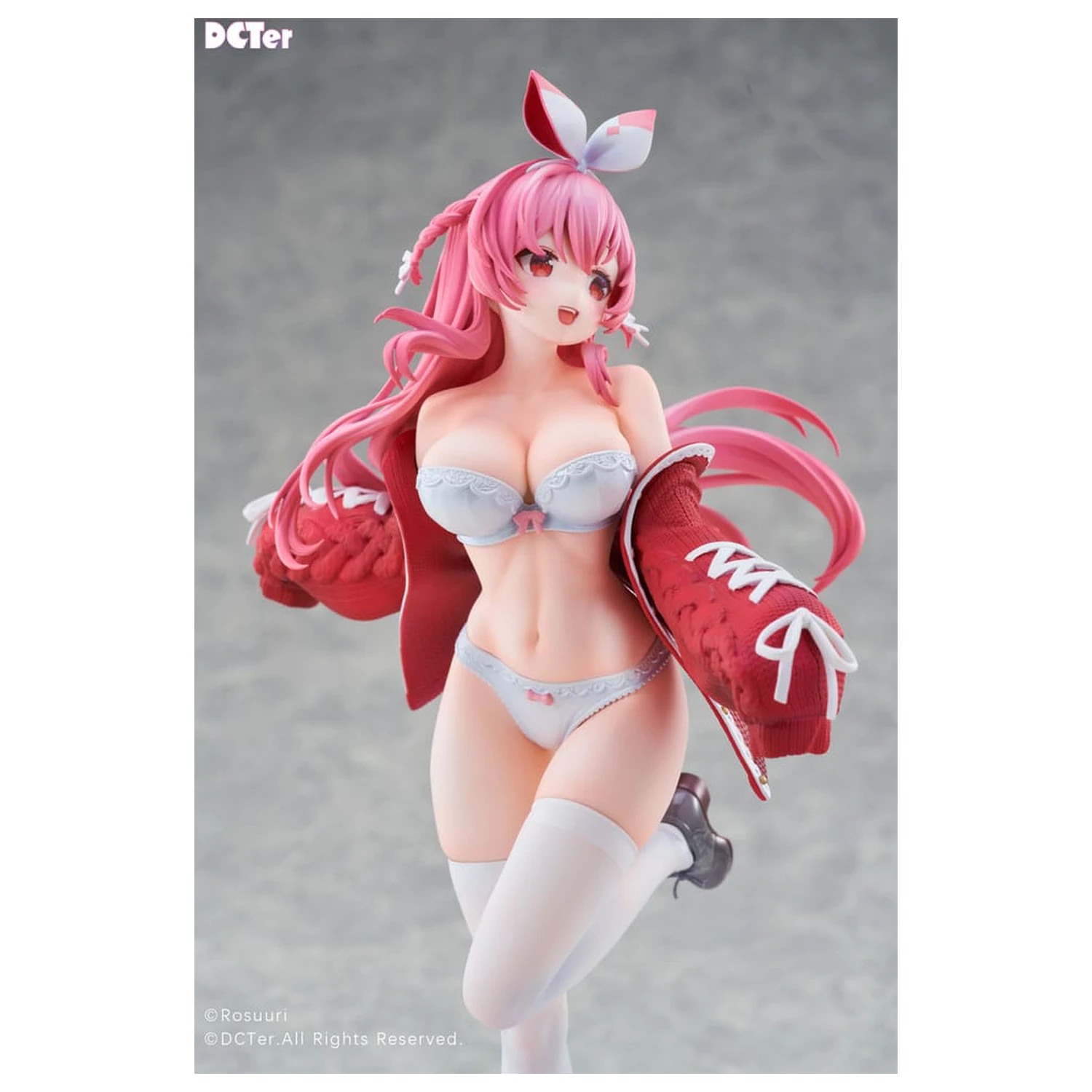 Rosuuri Original Character PVC Statue 1/7 White Rabbit Rosu Swimsuit Ver. 25 cm product photo