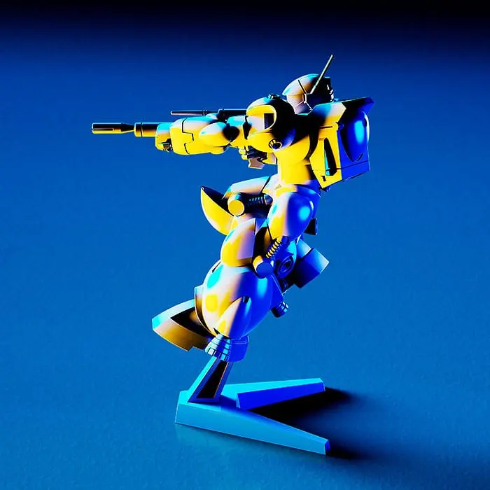 Round Vernian Vifam Plastic Model Kits PLAMAX MF-76 minimum factory Vifam &amp; Wug: Round Vernian Color Ver. 7 cm product photo