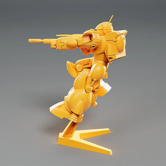 Round Vernian Vifam Plastic Model Kits PLAMAX MF-77 minimum factory Vifam &amp; Wug: Alternate Color Ver. 7 cm product photo