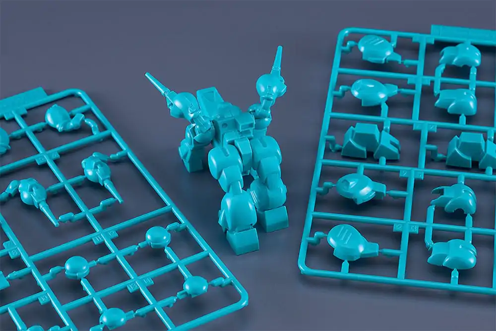 Round Vernian Vifam Plastic Model Kits PLAMAX MF-82 minimum factory Neofam &amp; Dizzo: Another Color Ver. 8 cm product photo