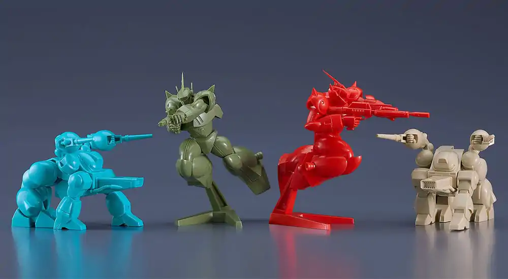 Round Vernian Vifam Plastic Model Kits PLAMAX MF-82 minimum factory Neofam &amp; Dizzo: Another Color Ver. 8 cm product photo