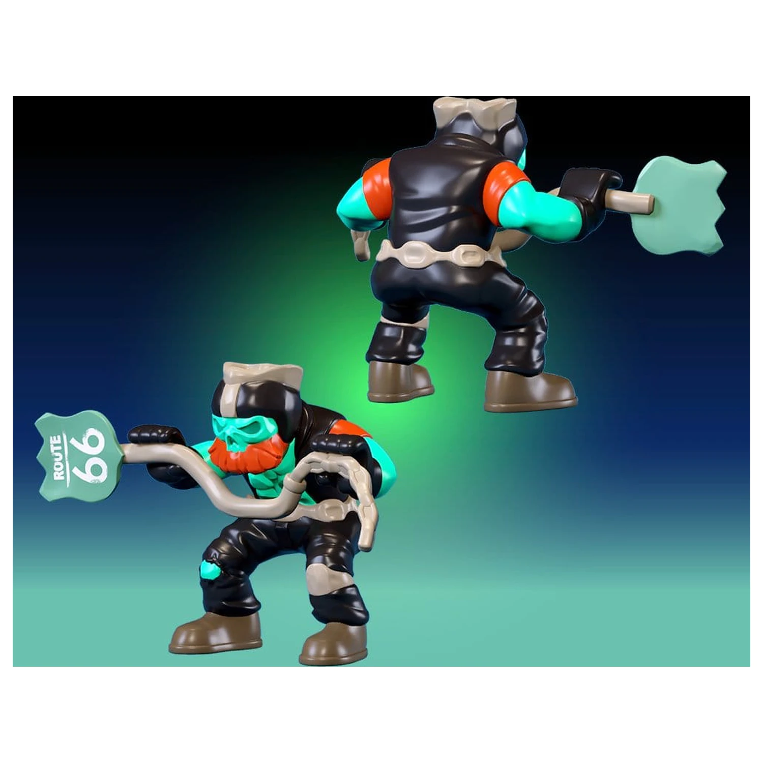 Rover Robin Plastic Model Kit Overtakes Skull Rider product photo