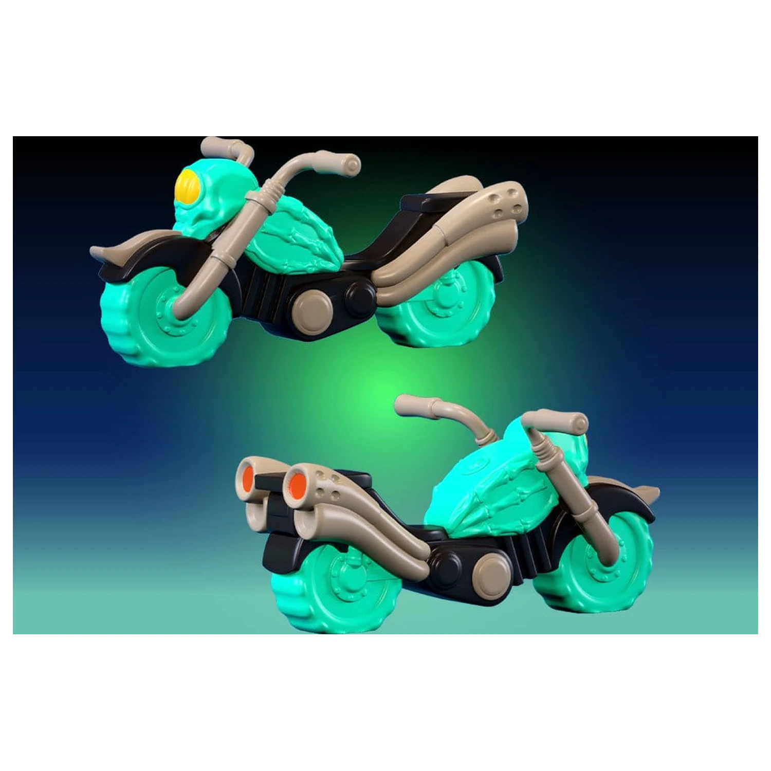 Rover Robin Plastic Model Kit Overtakes Skull Rider product photo