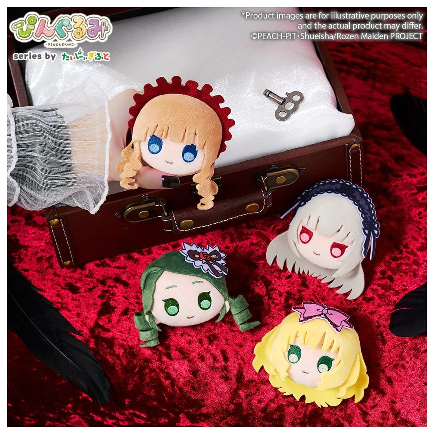 Rozen Maiden Pingurumi Pin Vol.1 Hinaichigo 8 cm product photo