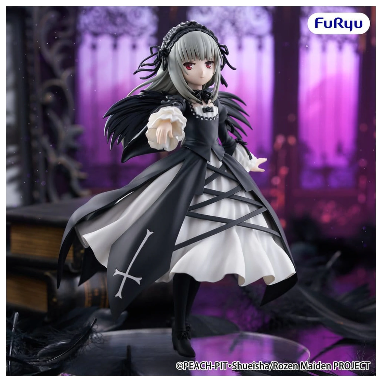 Rozen Maiden Trio-Try-iT PVC Statue Suigintou 18 cm     product photo