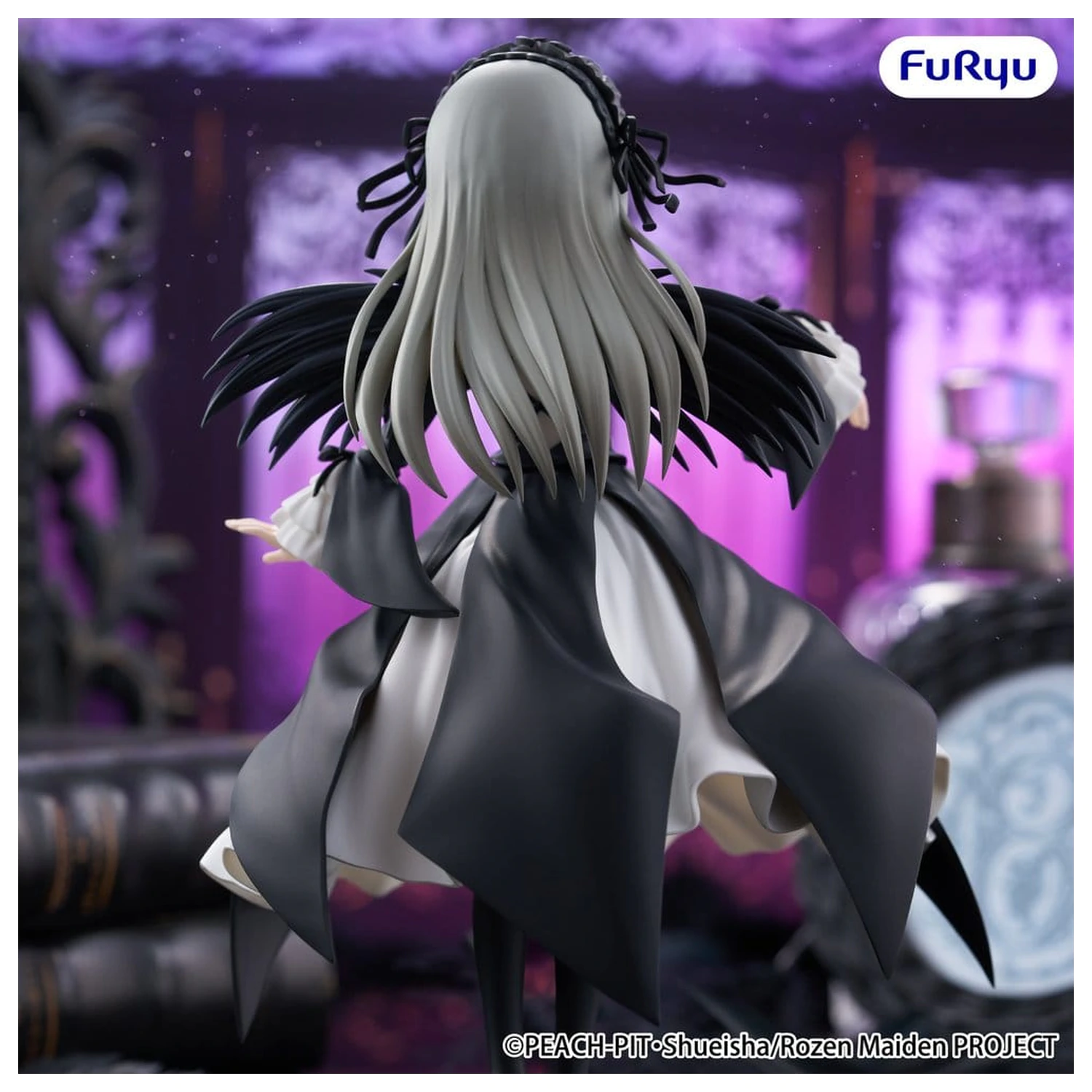Rozen Maiden Trio-Try-iT PVC Statue Suigintou 18 cm     product photo