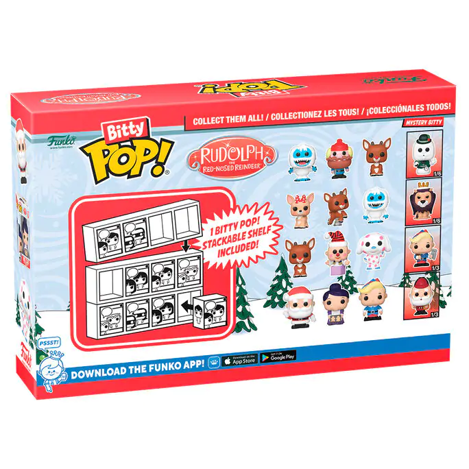 Rudolph Red Nosed Reindeer Bitty Funko POP! Vinyl Figure 4-Pack Rudolph product photo