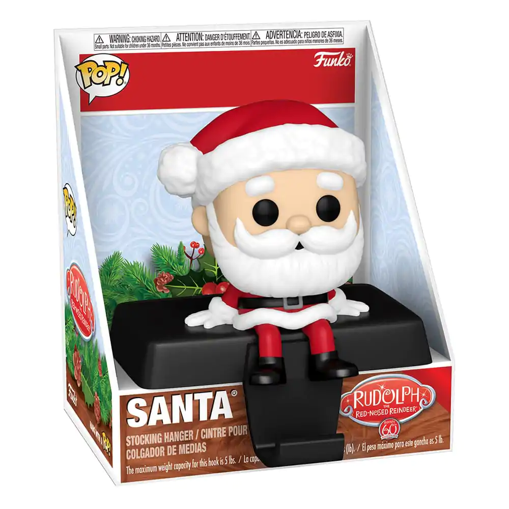 Rudolph the Red-Nosed Reindeer Funko POP! Edge-Sitter Figure Santa Claus 9 cm termékfotó