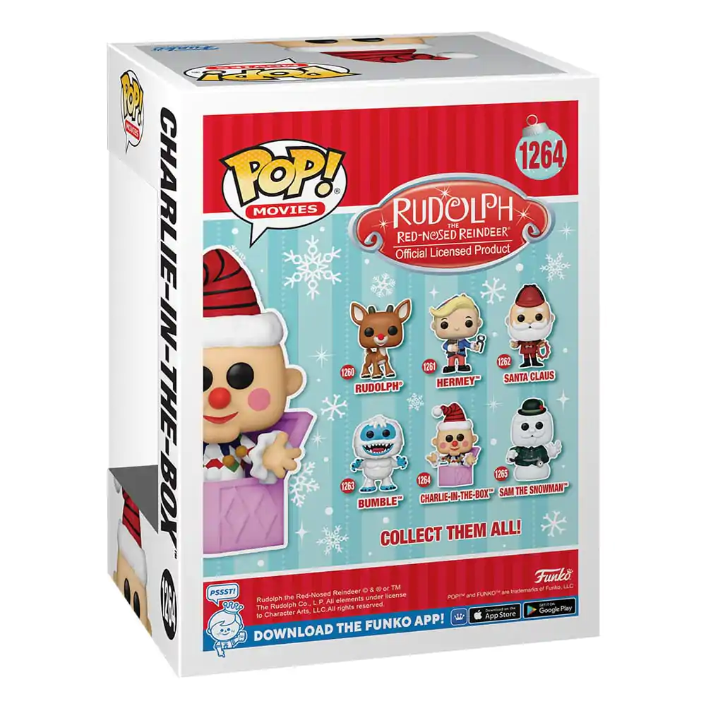 Rudolph the Red-Nosed Reindeer POP! Movies Vinyl Figure Charlie in the Box 9 cm termékfotó