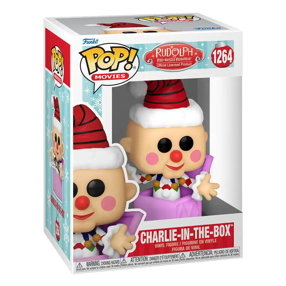 Rudolph the Red-Nosed Reindeer POP! Movies Vinyl Figure Charlie in the Box 9 cm termékfotó