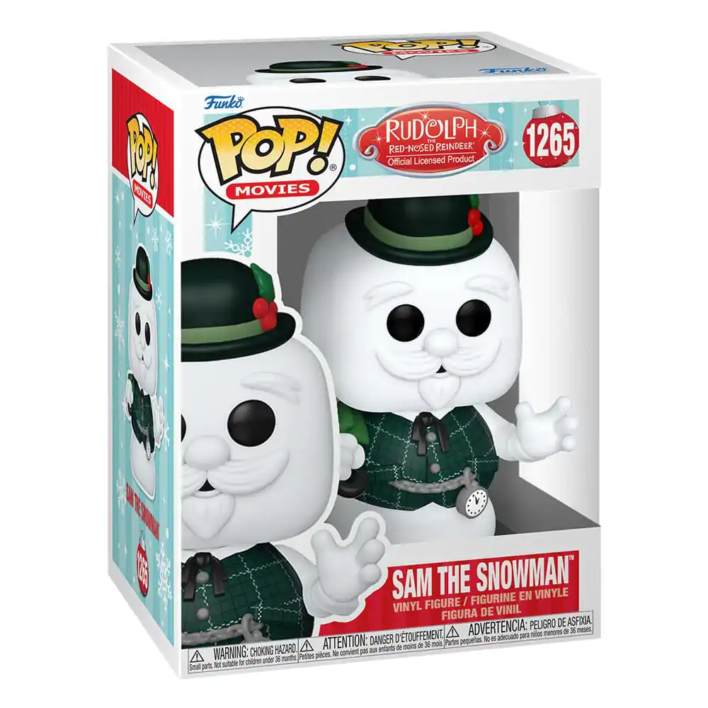 Rudolph the Red-Nosed Reindeer POP! Movies Vinyl Figure Sam the Snowman 9 cm termékfotó