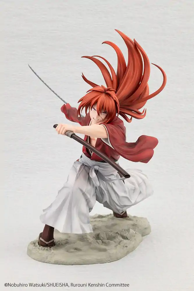 Rurouni Kenshin ARTFXJ Statue 1/8 Kenshin Himura 20 cm product photo