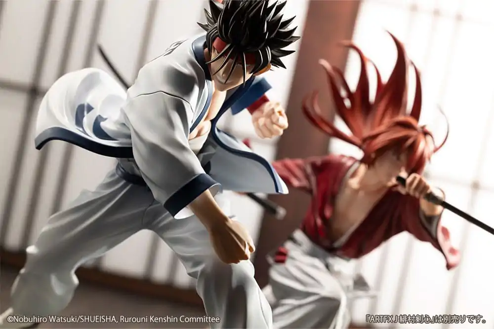 Rurouni Kenshin ARTFXJ Statue 1/8 Sanosuke Sagara 18 cm product photo